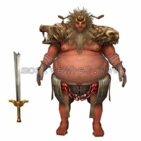 Character Monster Warrior 3d model
