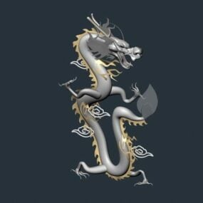 Vintage Chinese Dragon 3d model