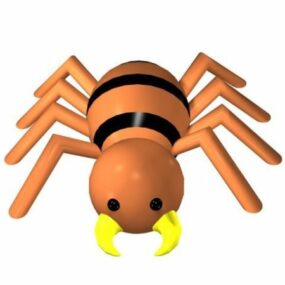 Tegneserie Spider Toy 3d-modell