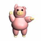 Mainan Pink Cartoon Pig