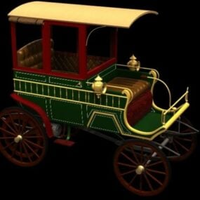 Modelo 1900d de carrinha de madeira 3