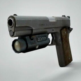 โมเดล 1911 มิติของปืนพกกึ่งอัตโนมัติ พ.ศ. 3