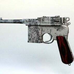 1930 Mauser Pistol 3d model