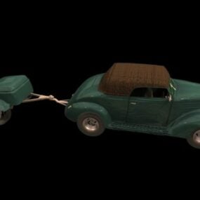 1937 Ford Convertible 3d model