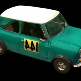 1964 Austin Mini Cooper 3d model