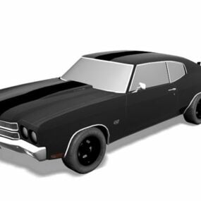 1972 Chevelle Ss Coupe 3d model