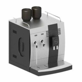 Elektryczny ekspres do kawy na 2 filiżanki Model 3D