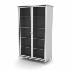 2 Doors Storage Cabinet Furniture 3d model