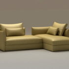 2 Piece Chaise Sofa Furniture