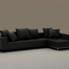 2-piece Leather Sectional Sofa