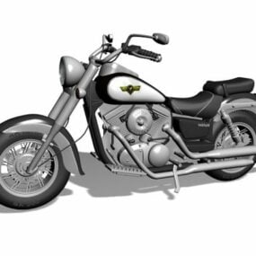 Model 3D Sepeda Motor Ninja