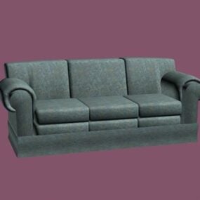 3-sits soffa 3d-modell