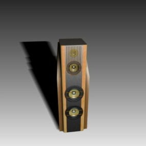 4-Wege-Lautsprecher 3D-Modell