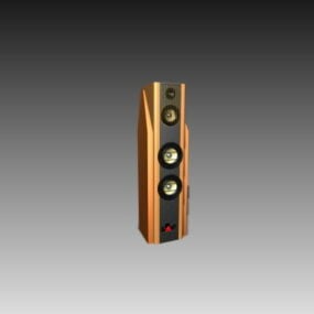 4-Wege-Lautsprecherbox 3D-Modell