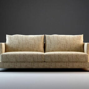 7 Piece Modular Sectional Sofa Set 3d model