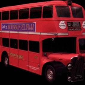 3d модель двоповерхового автобуса Aec Renown
