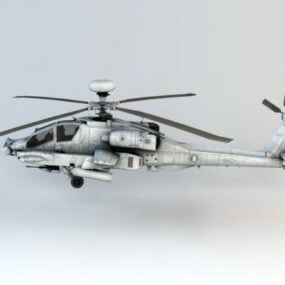 هلیکوپتر تهاجمی Ah-64 Apache مدل سه بعدی