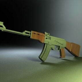Ak-47 Assault Rifle 3d model