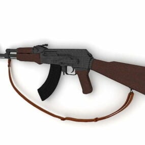 Fusil d'assaut Ak-74 modèle 3D
