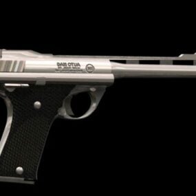 3д модель пистолета Amt Automag III