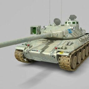 نموذج ثلاثي الأبعاد للدبابة الفرنسية Amx-30