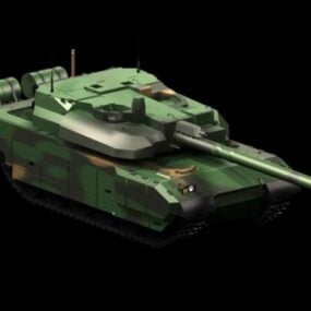 Amx-56 ルクレール戦車 3D モデル