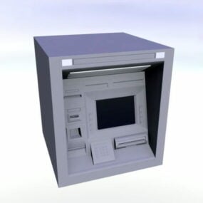 Pankkiautomaatin 3d-malli