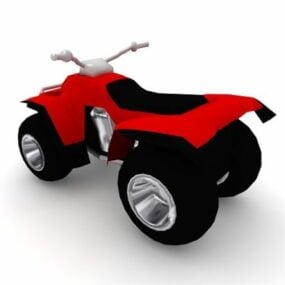 مركبة رباعية الدراجة نموذج 3D
