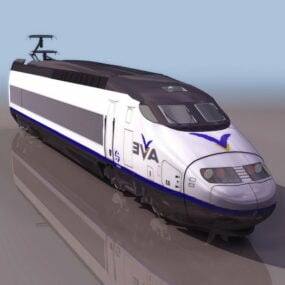 Ave High-speed Rail 3d-modell