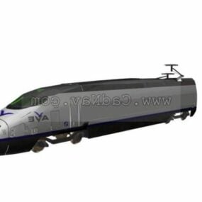 Trains à grande vitesse Ave modèle 3D