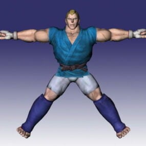 Mô hình 3d Abel In Street Fighter