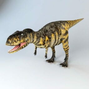 3d модель динозавра абелізавра