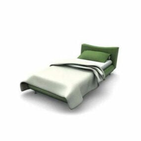Adjustable Single Bed 3d model