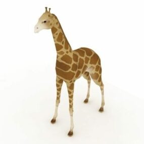 Africa Adult Giraffe Animal 3d model