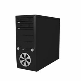 Caja torre de PC avanzada modelo 3d