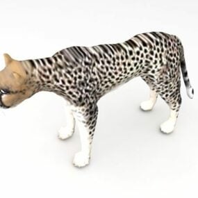 Model 3D afrykańskiego geparda