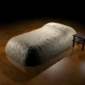 Luftmadrass Säng 3d-modell