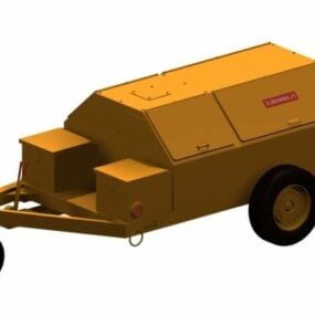 Letištní mini-užitkový vozík 3D model