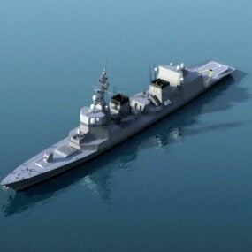 아키즈키급 구축함 3d 모델