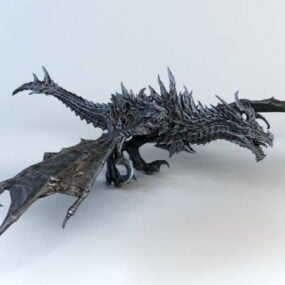مدل سه بعدی Alduin Dragon