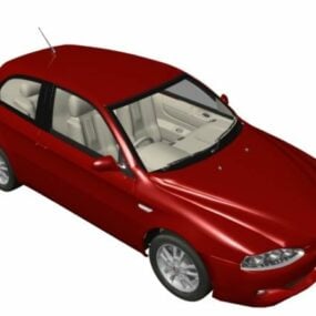 Alfa Romeo 147 Kompaktes Luxusauto 3D-Modell