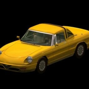 Alfa Romeo Spider 2-drzwiowy Roadsmodel 3D