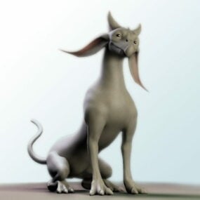 Alien Dog 3d model