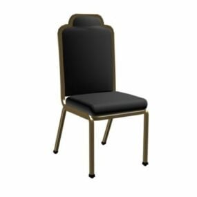 铝制宴会椅3d模型
