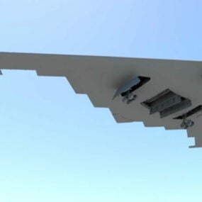 美国B2轰炸机3d模型