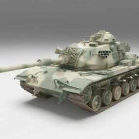 अमेरिकी टैंक M60 पैटन 3डी मॉडल