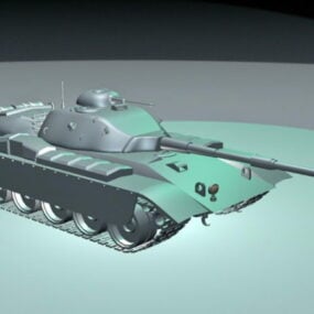 Amerikanisches Kampfpanzer-3D-Modell