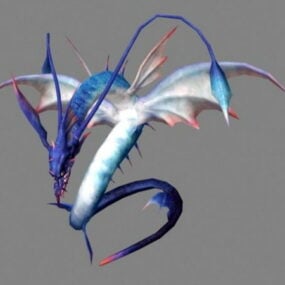 Modelo 3D do Dragão Anfíptero