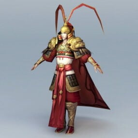 Ancient Chinese General Officer 3d model