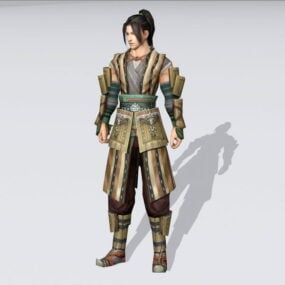 Ancient Chinese Martial Arts Master 3d model